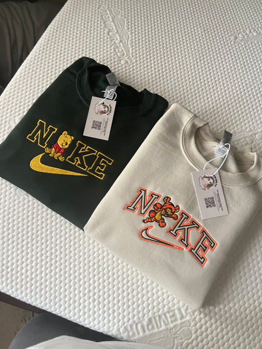 Pooh x Tigger 🧡 embroidered sweater *pre-order*