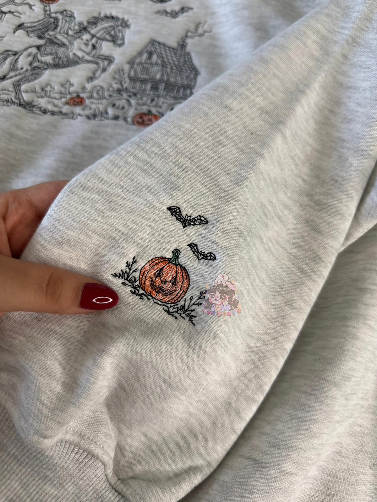 Vintage Halloween/Christmas embroidered mockneck sweaters 🎃🎄 *pre-order*