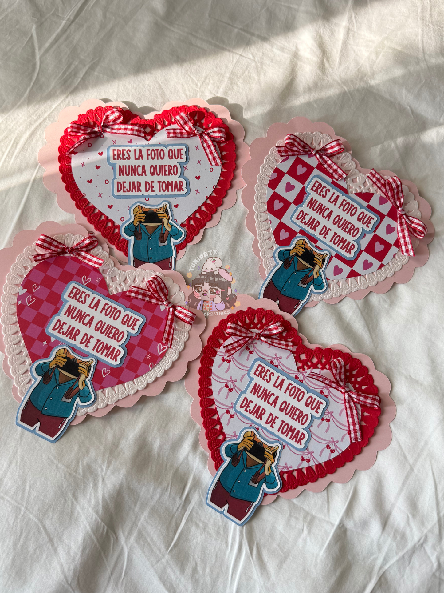 Handmade Valentines Heart 💘 (photo or DTMF inspired)