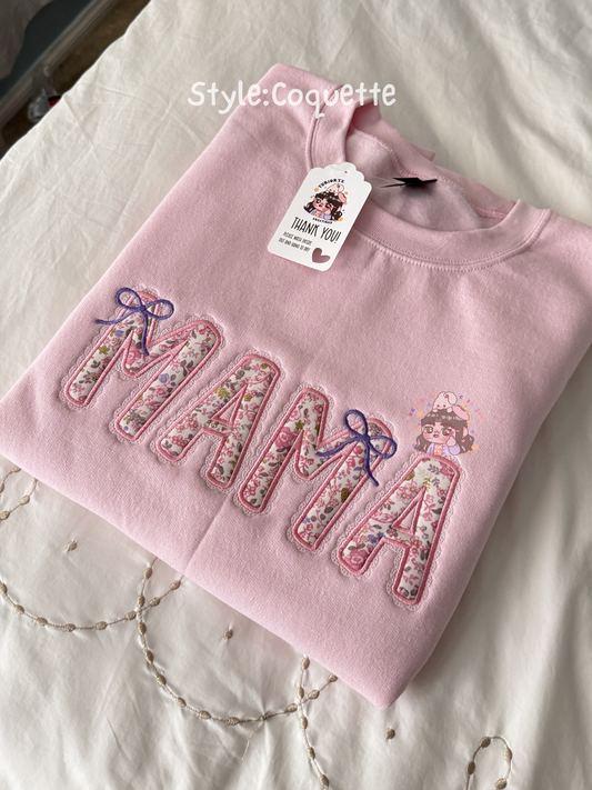 Mama embroidered sweaters 💝 *pre-order*