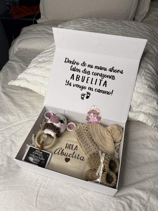 Abuelito’s Announcement Box 🤎 *pre-order*