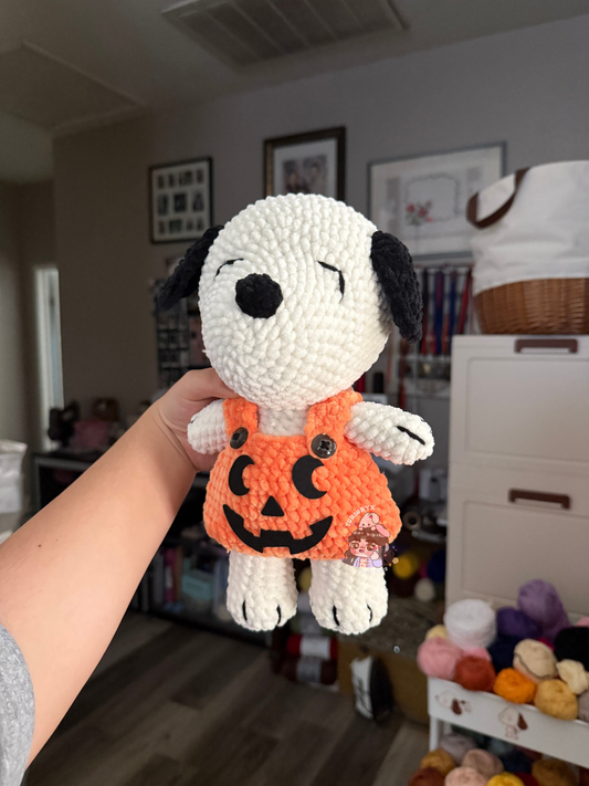 Crochet Snoopy Pumpkin 🎃