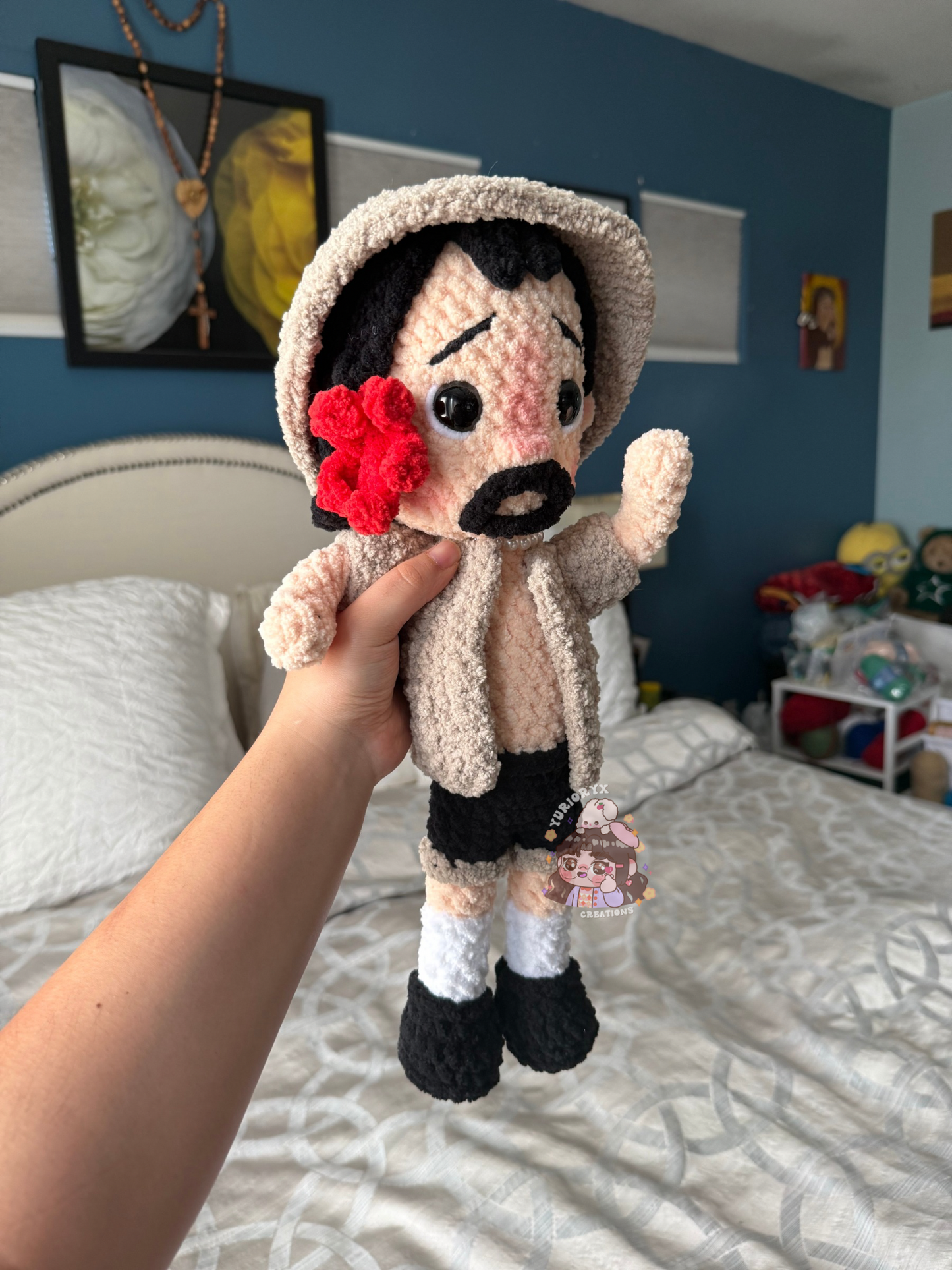 Bad Bunny Jumbo plush 🐰🌺