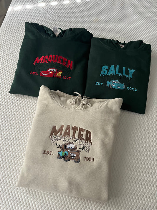 Spooky Cars embroidered sweater 🎃 *pre-order*
