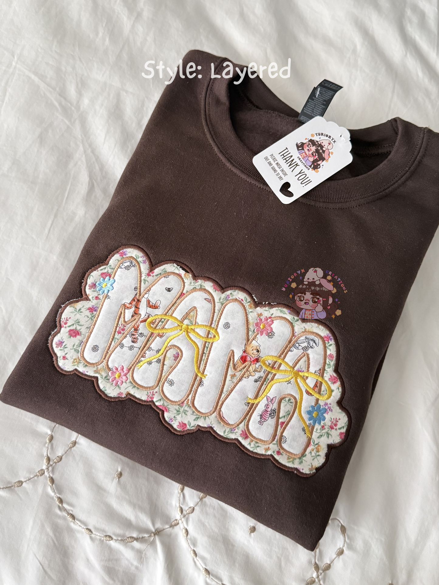 Mama embroidered sweaters 💝 *pre-order*