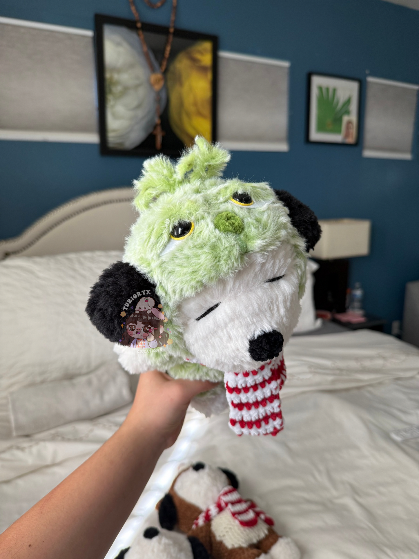 Crochet Fluffy Grinchy Snoop 💚