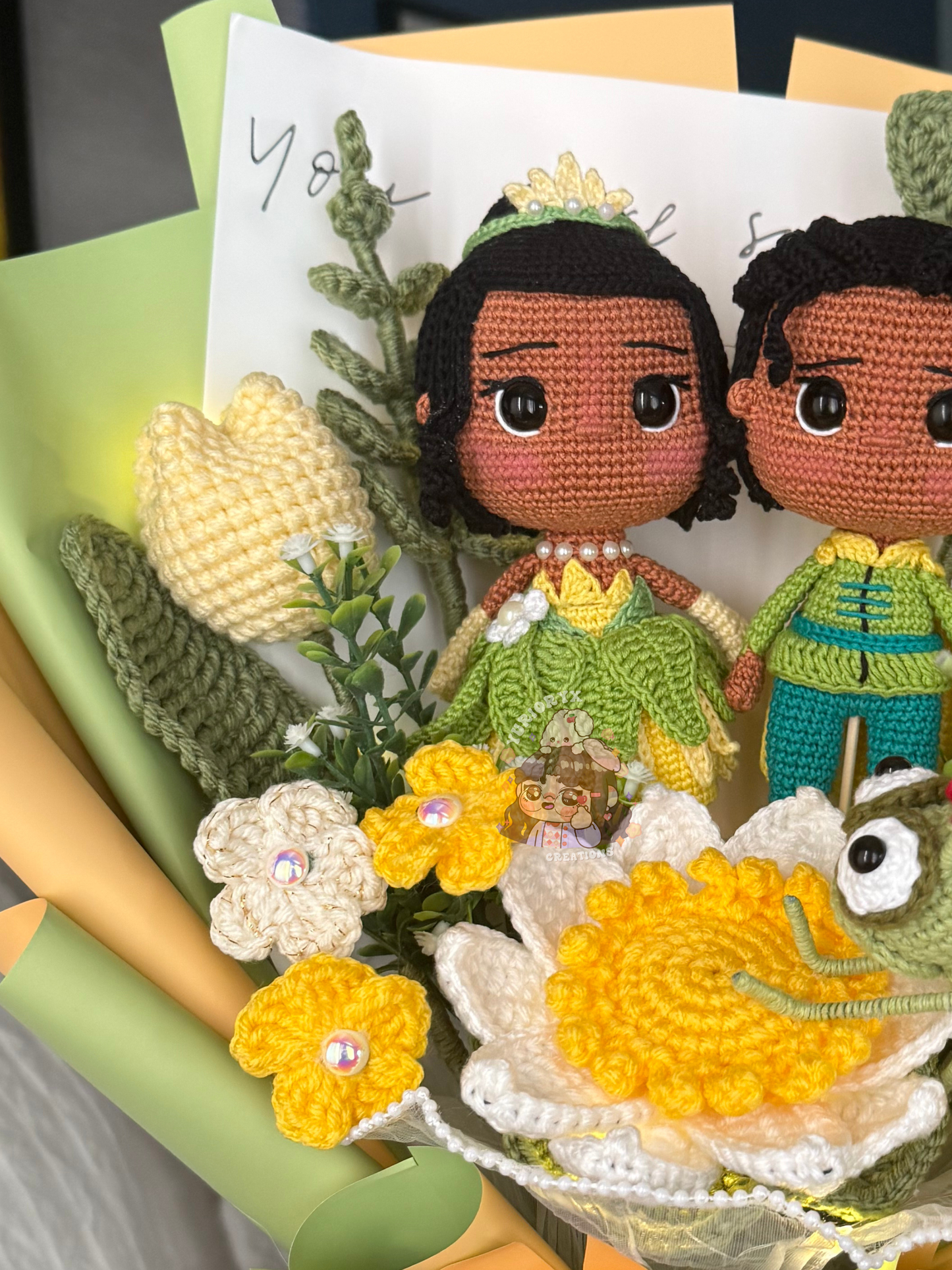 Eternal crochet bouquet: Mi Evangeline 🌟🐸