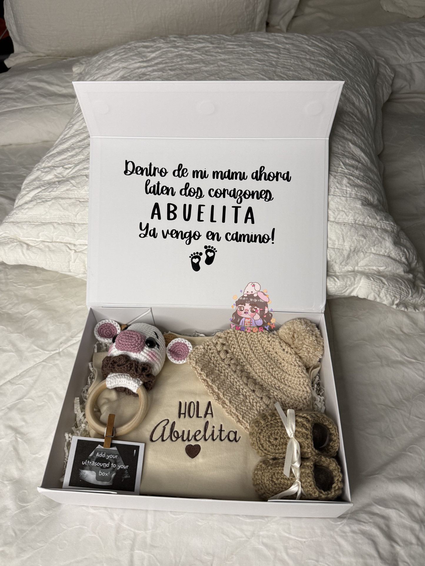 Abuelito’s Announcement Box 🤎 *pre-order*