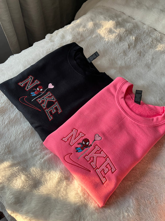 VDAY Spidey embroidered sweaters 🕷️ *pre-order*