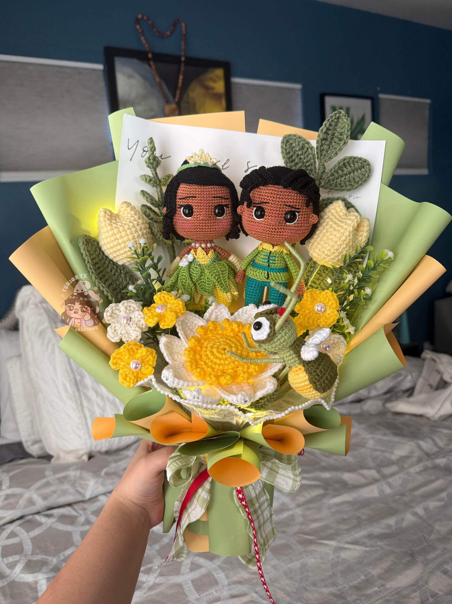 Eternal crochet bouquet: Mi Evangeline 🌟🐸