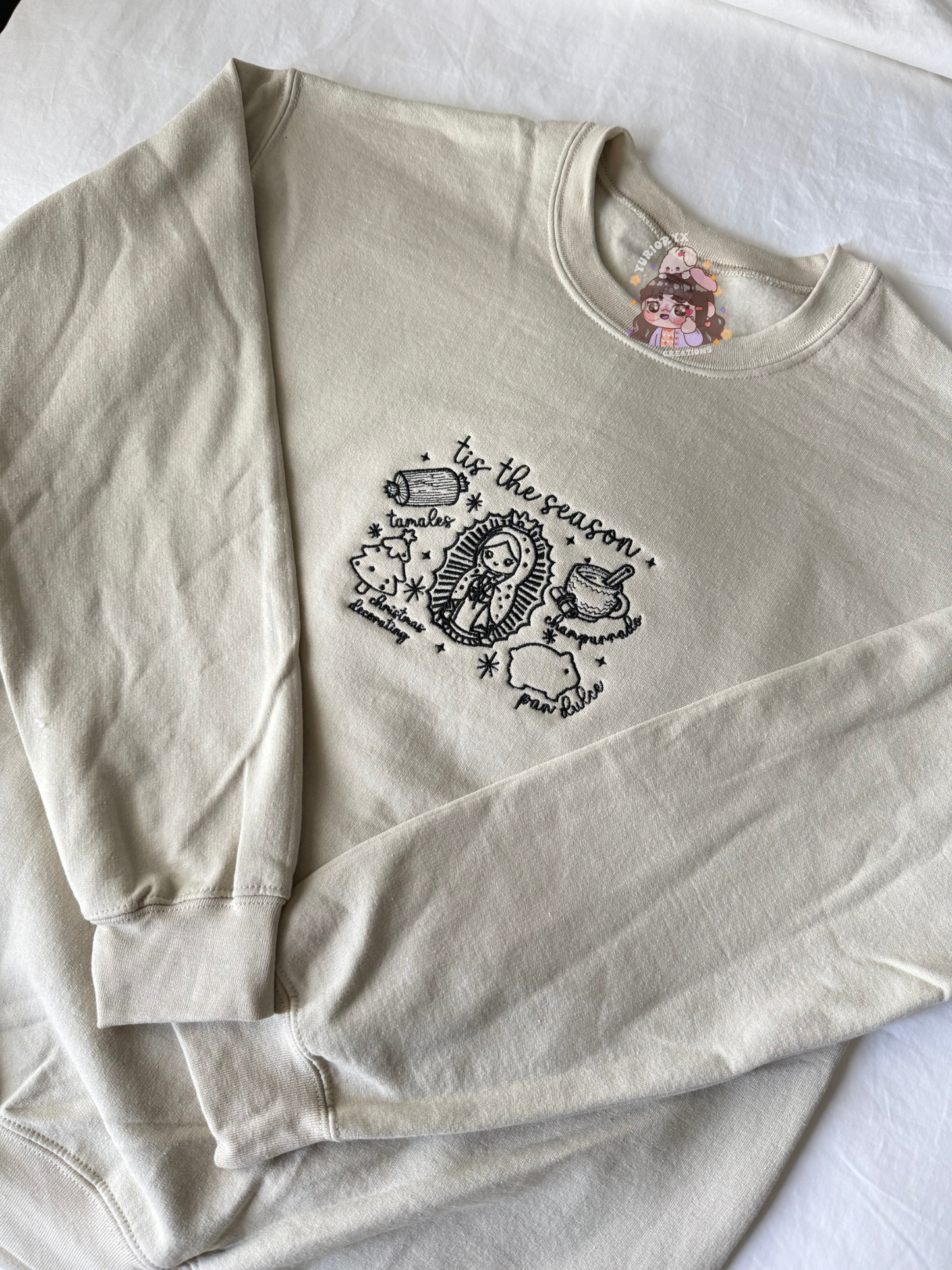 Virgencita 12 de Diciembre embroidered sweater 💗 *pre-order*