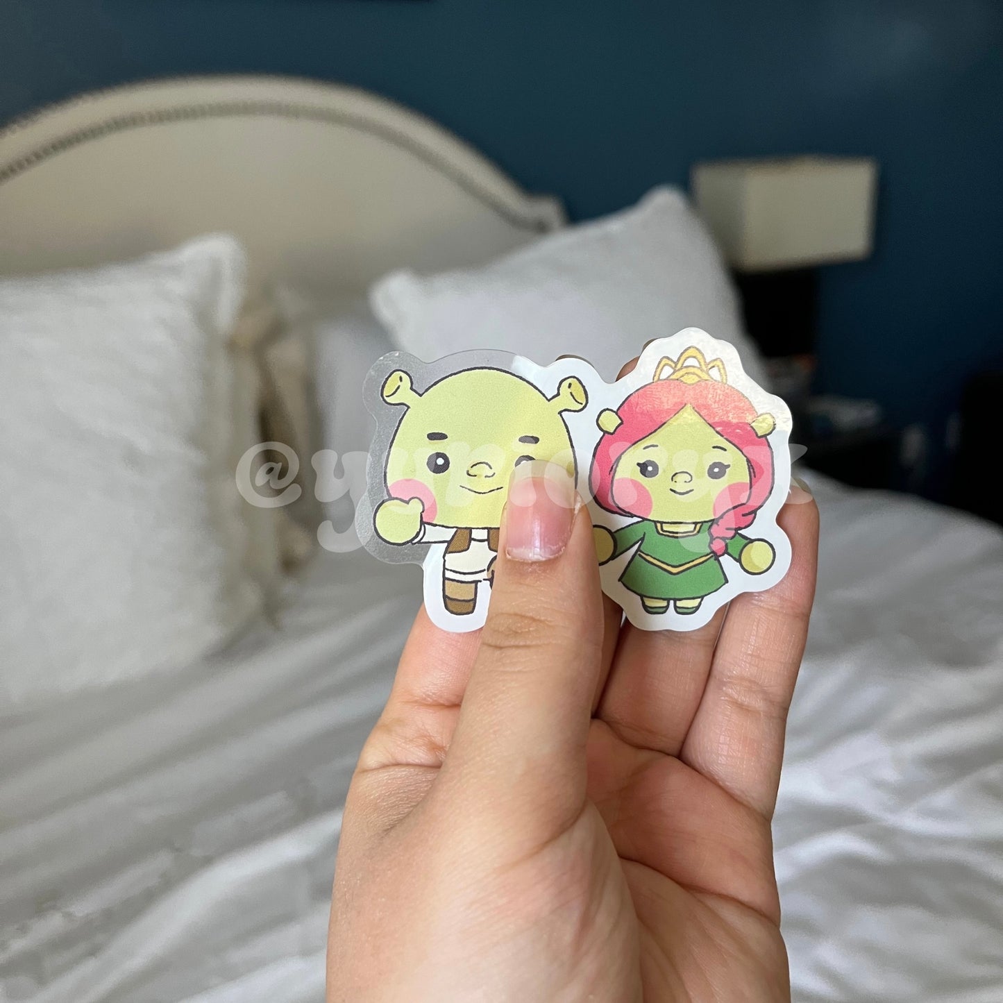 Shrek & Fiona sticker 💚