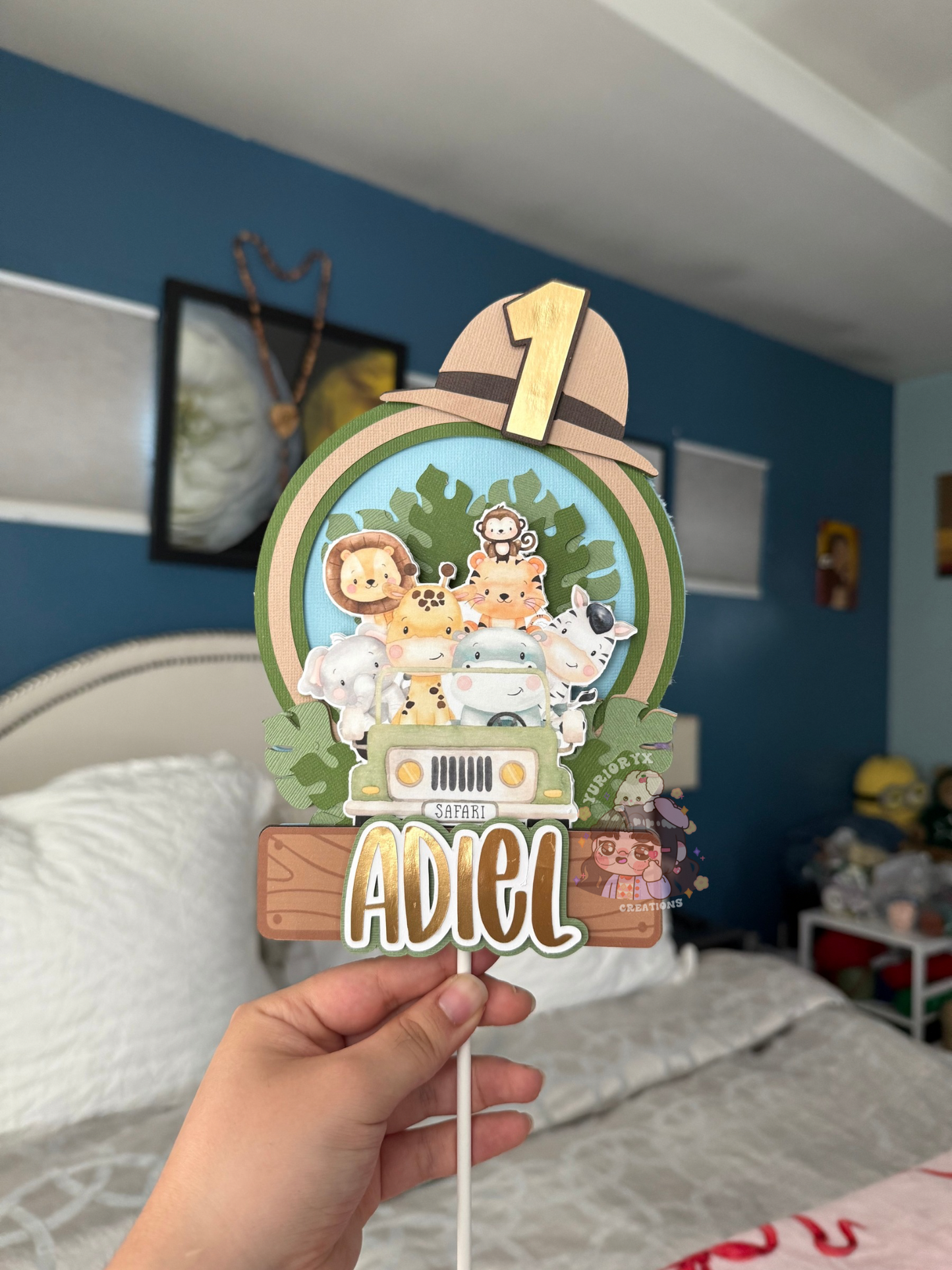 Safari Cake Topper 🦁