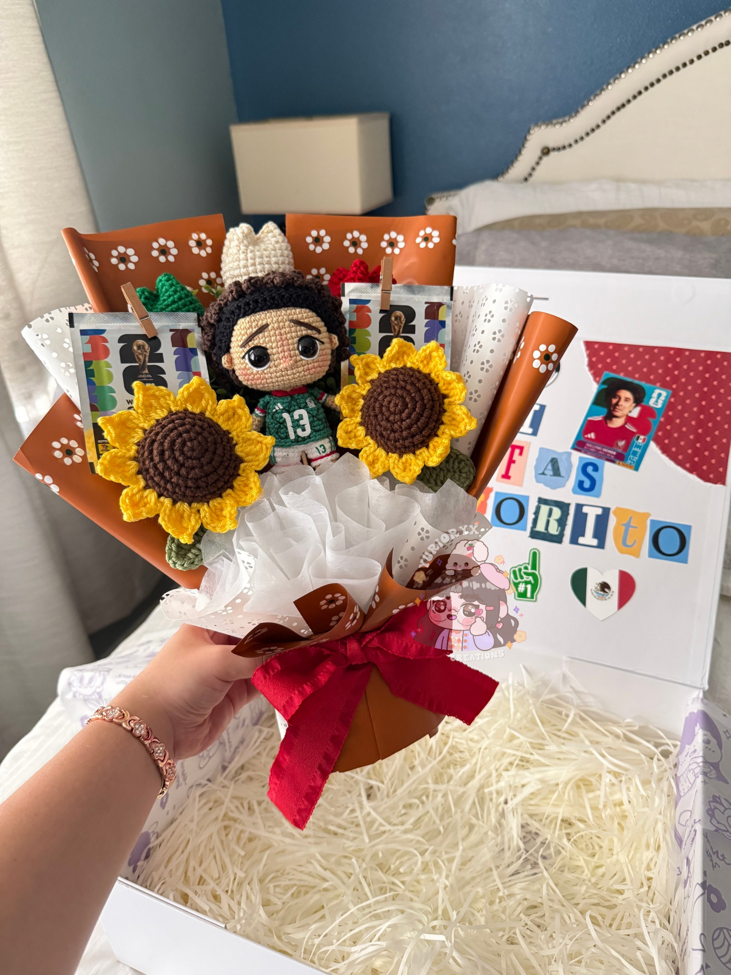 Ochoa WC2026 Crochet Bouquet 🇲🇽