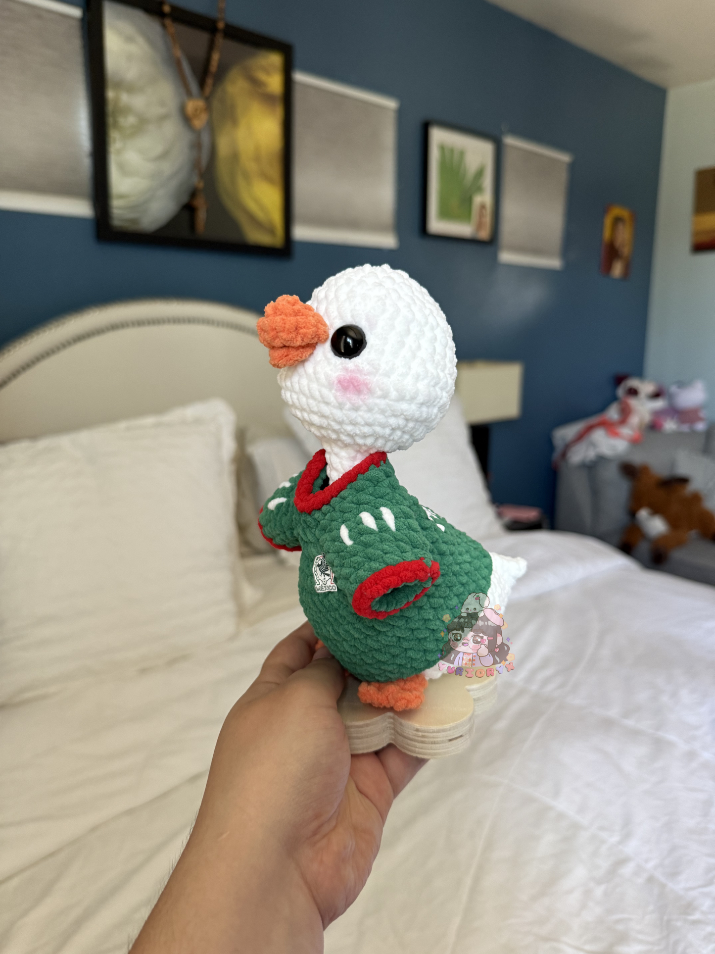 Patito Merlin de la Liga Mexicana 🇲🇽⚽️ - Crochet Display