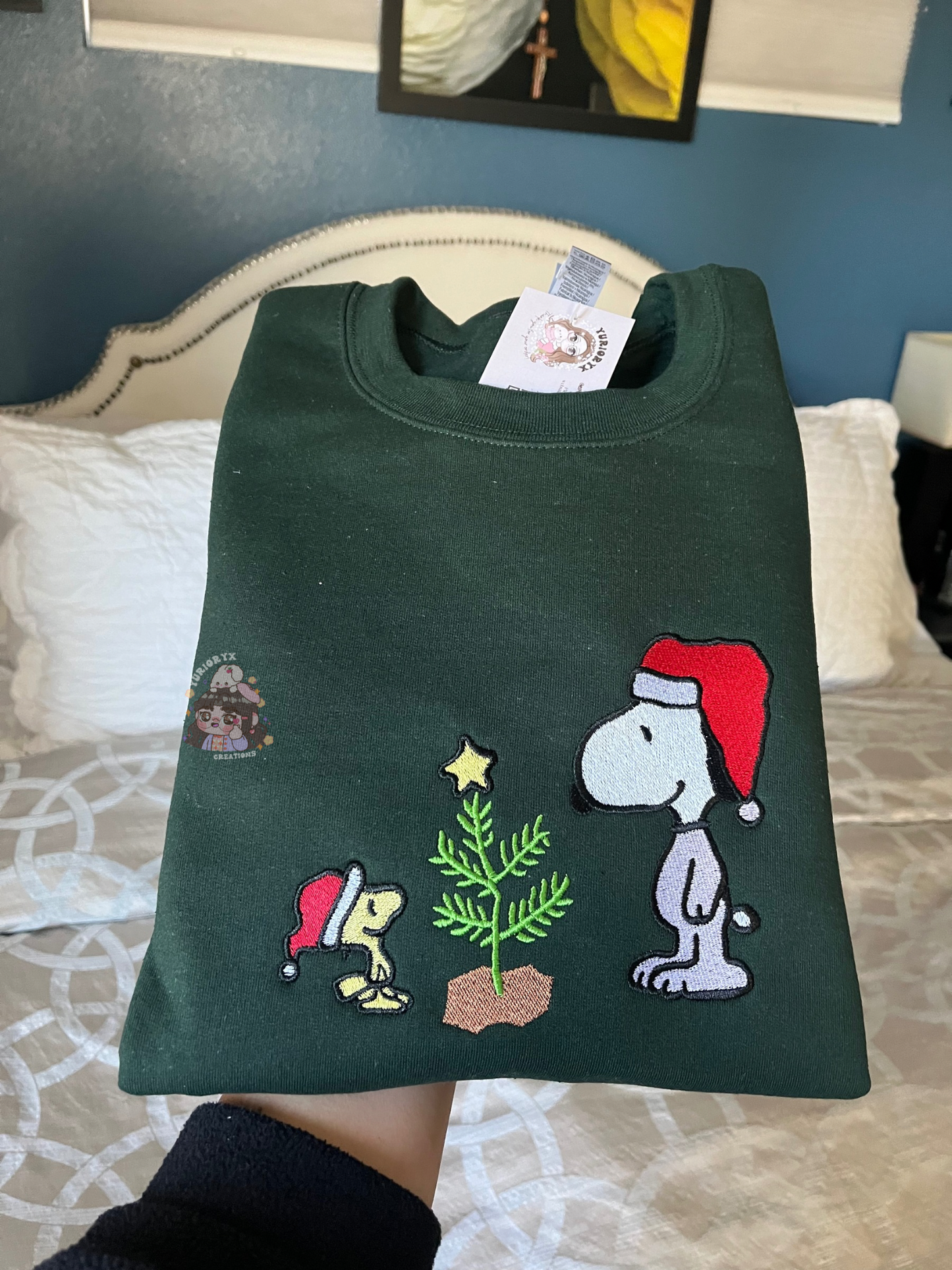Christmas Tree Snoop embroidered sweater 🎄 *pre-order*