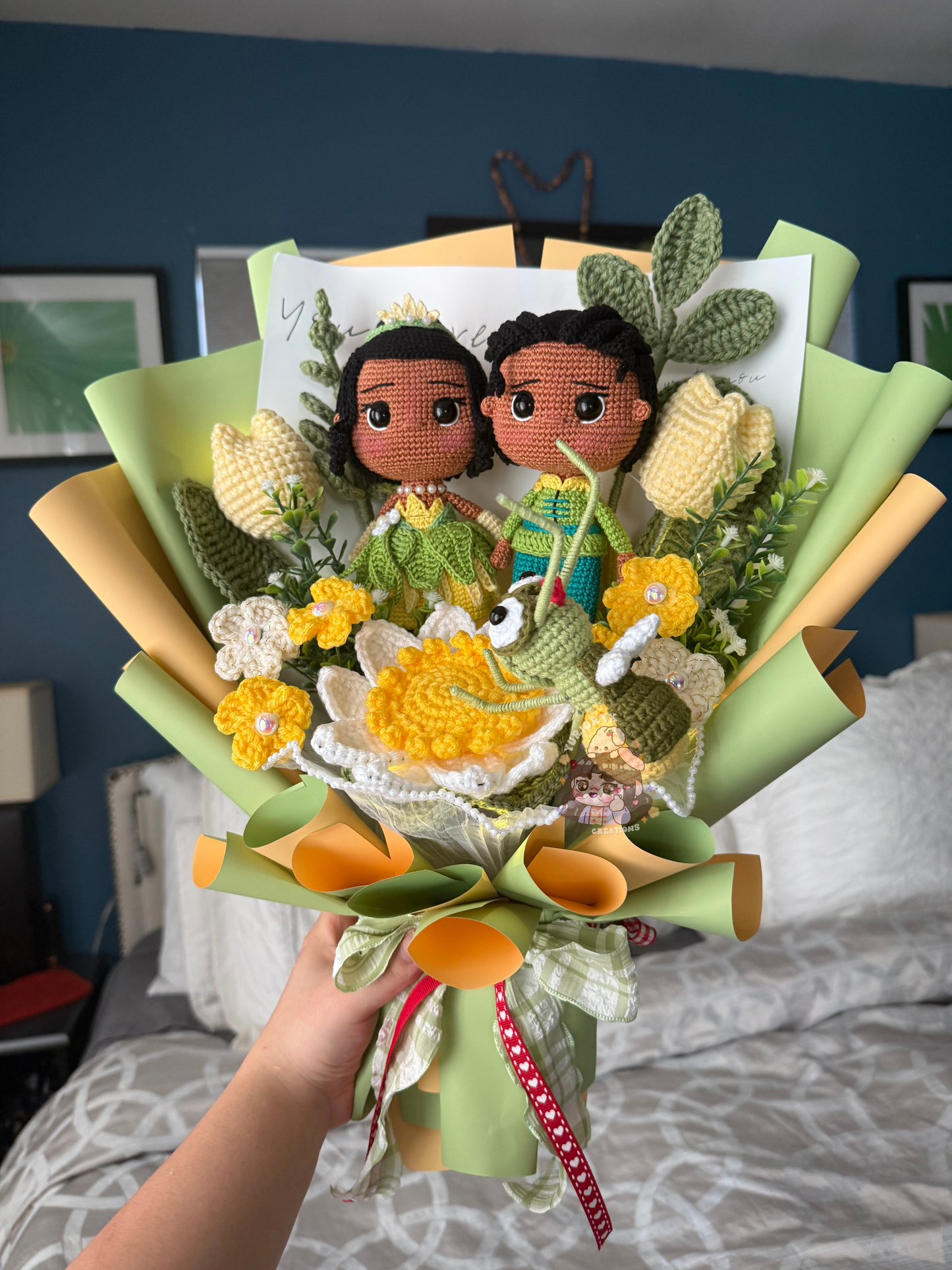 Eternal crochet bouquet: Mi Evangeline 🌟🐸