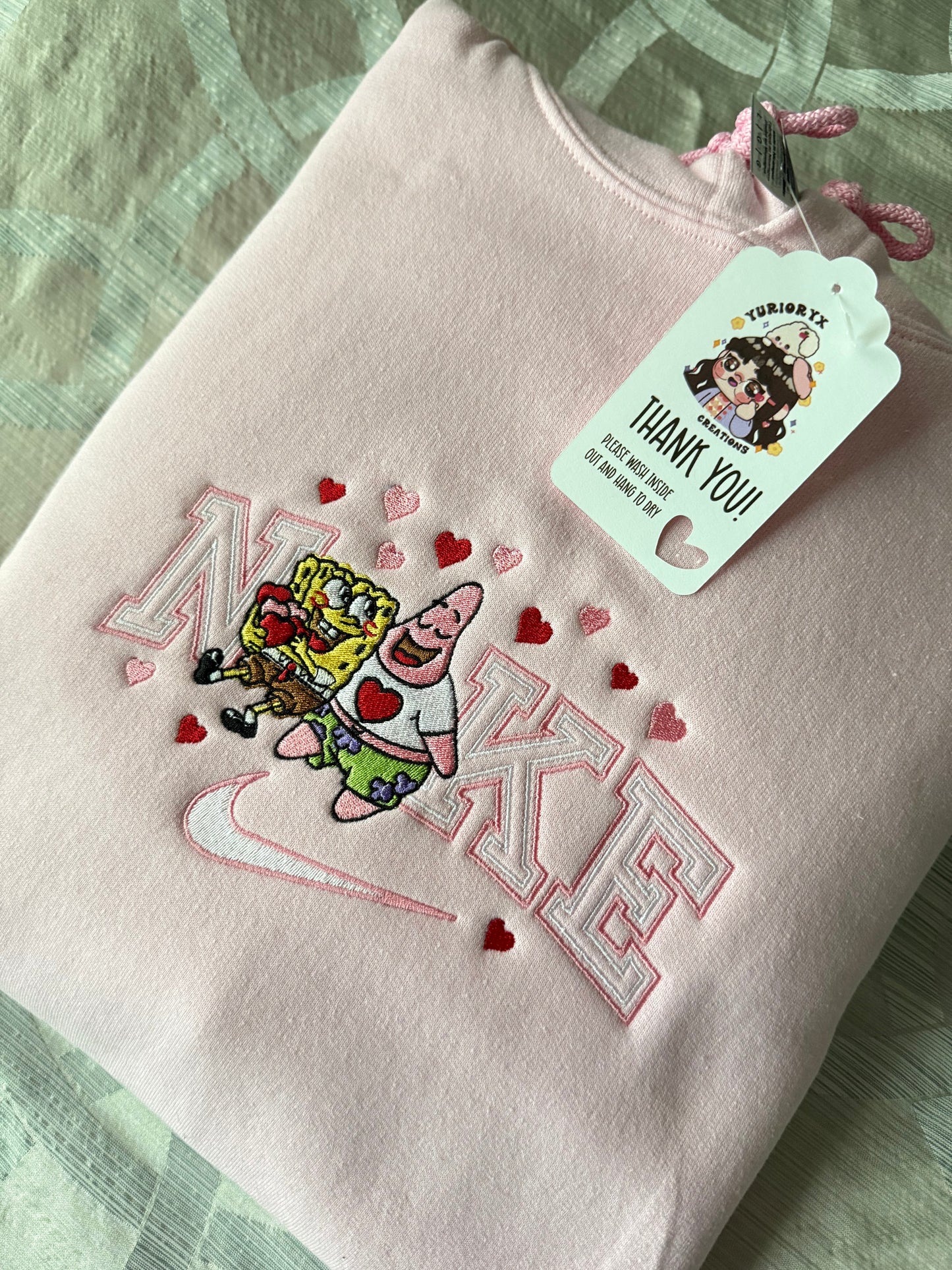 Valentines Bikini Bottom embroidered sweater 💘 *pre-order*