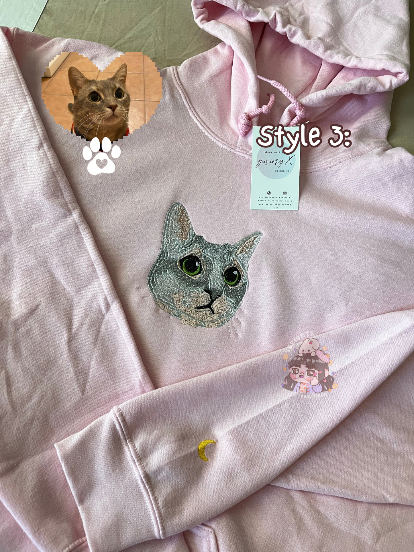 Personal pet embroidered sweater 🐾 *pre-order*
