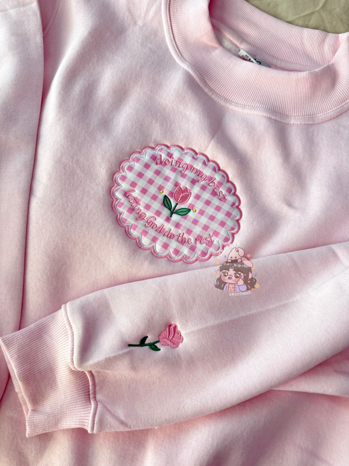 Bloom in Faith 🌷 - Mockneck Sweater *pre-order*