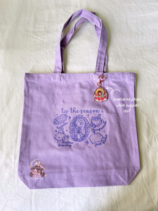 Virgencita 12 de Diciembre embroidered tote 👑 *pre-order*