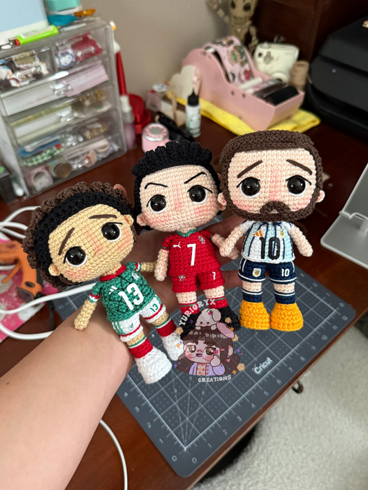 FIFA WC 2026 - Crochet Soccer Player ⚽️ *pre-order* (Ships late Aug)