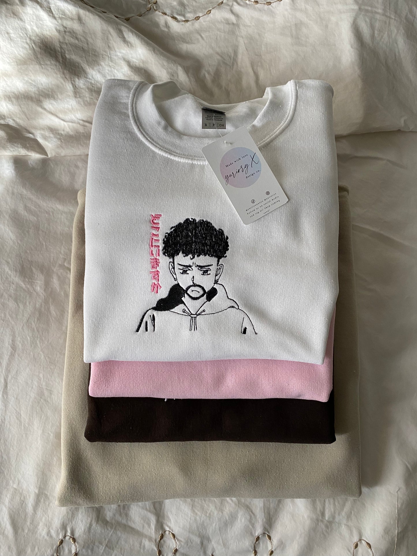 “Donde Estas” Yonaguni Embroidered Sweater 🌸 *pre-order*